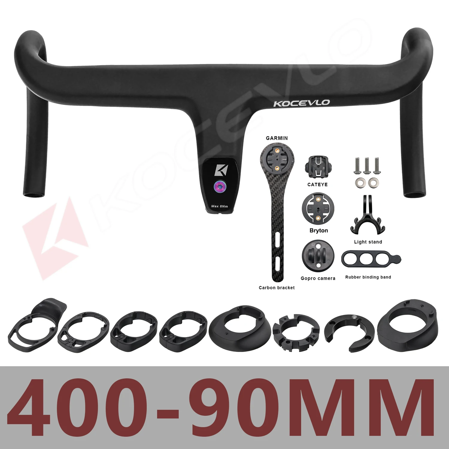 Kocevlo 一体型ハンドル カーボン軽量ハンドル 380/80mm S8d3be73f97f447babb6837a320ef8