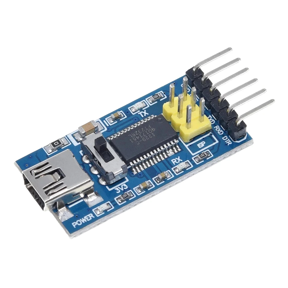 FT232RL FTDI USB To TTL Serial Adapter Module 3.3V 5.5V USB To TTL Serial Converter Module Mini USB To TTL Adapter Board