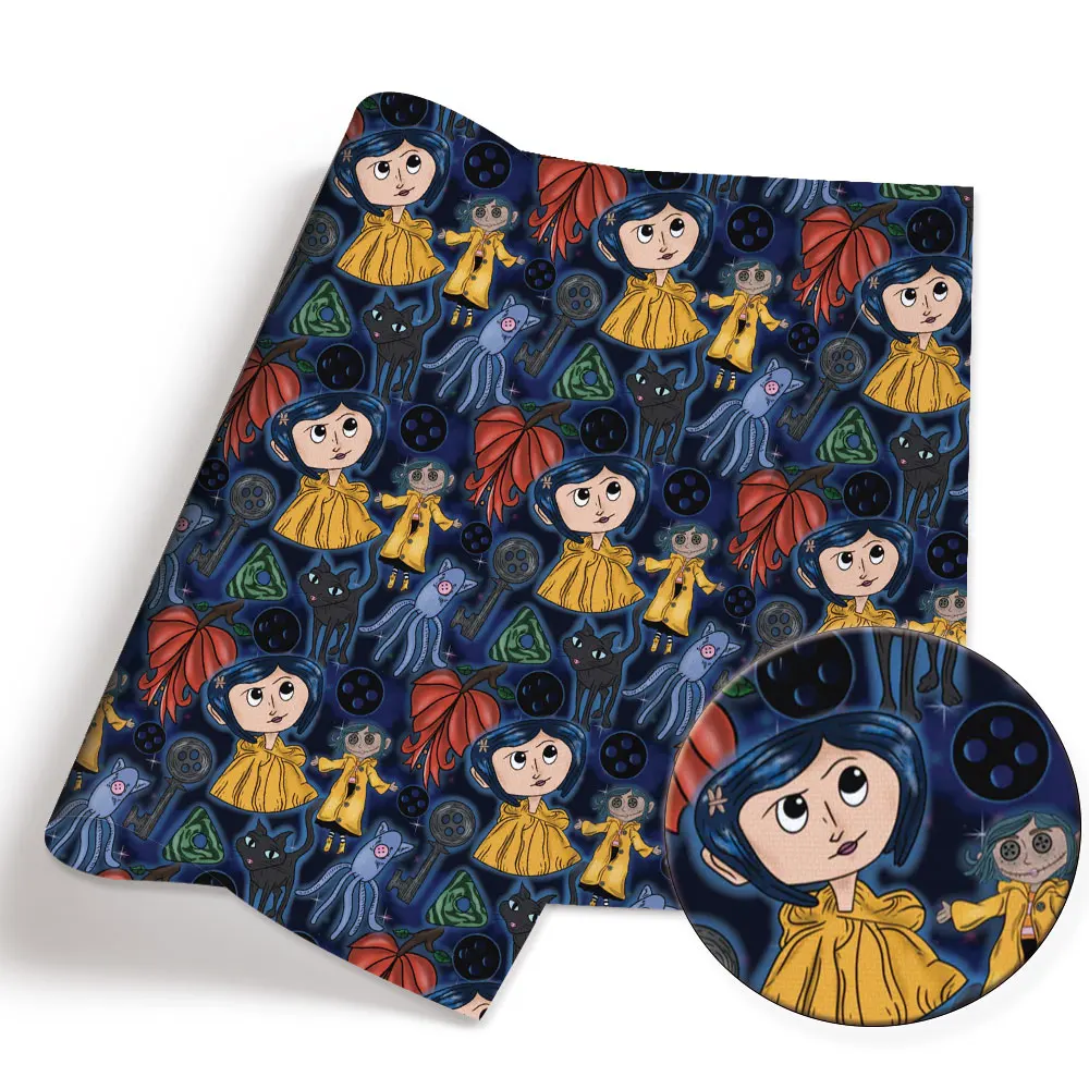 BEAST KINGOM co-branded cartoon 140x50CM fabric cartoon patchwork children's home textile sewing doll skirt curtain girl skirt 1