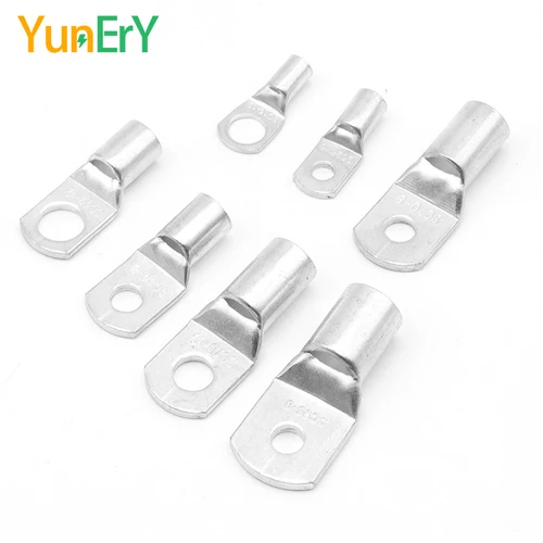 Imagen 2 del producto 10/25/50 Uds SC6 SC10 SC16 SC25 SC35 M6 M8 M10 Terminal grueso 16-35 MM 2 terminales de soldadura estañados conector de Cable 10-2AWG