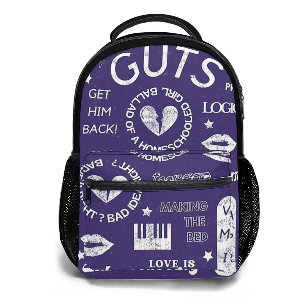 Awesome Love Guts Rodrigo New Fashion girl High Capacity Waterproof College Backpack Trendy Girls Laptop School Bags 17inch ﻿