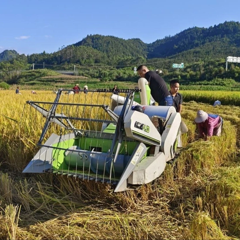 Cosechadora Automática de Granos y Arroz Yanmar Kubota, Mini Cosechadora de Trigo, Máquina Cosechadora de Arroz Mini