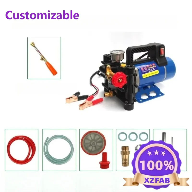 Factory Direct 2026 12V 24V 48V 60V 72V 220V Electric High Pressure Pump Double Cylinder Piston Agricultural Sprayer Car Wash Ir