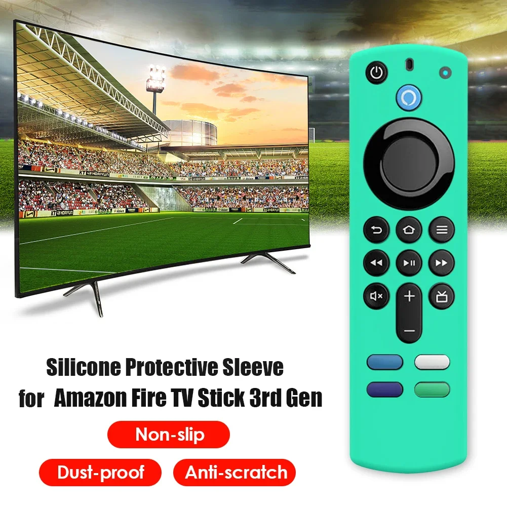 Tv Remote Control Case with Lanyard for Amazon Fire Tv Stick Gen 3 Remote Control Holder Tv Remote Case