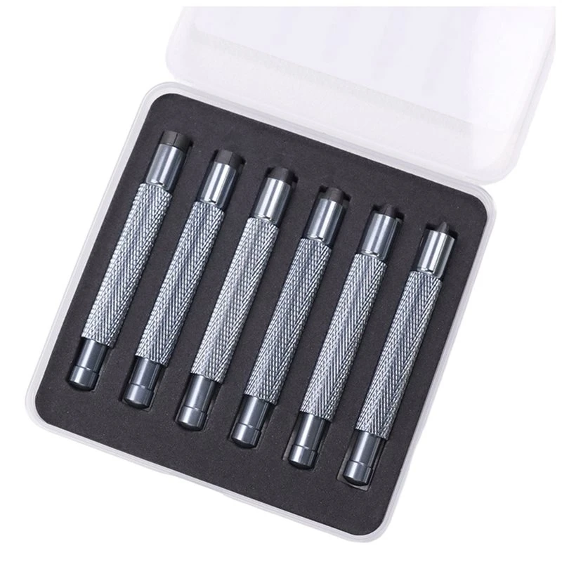 Mechanical Watch Winding Tool 6Pcs Crown Winding Set Manual Winding& Time Setting Functionality For Watch Hand Adjustment
