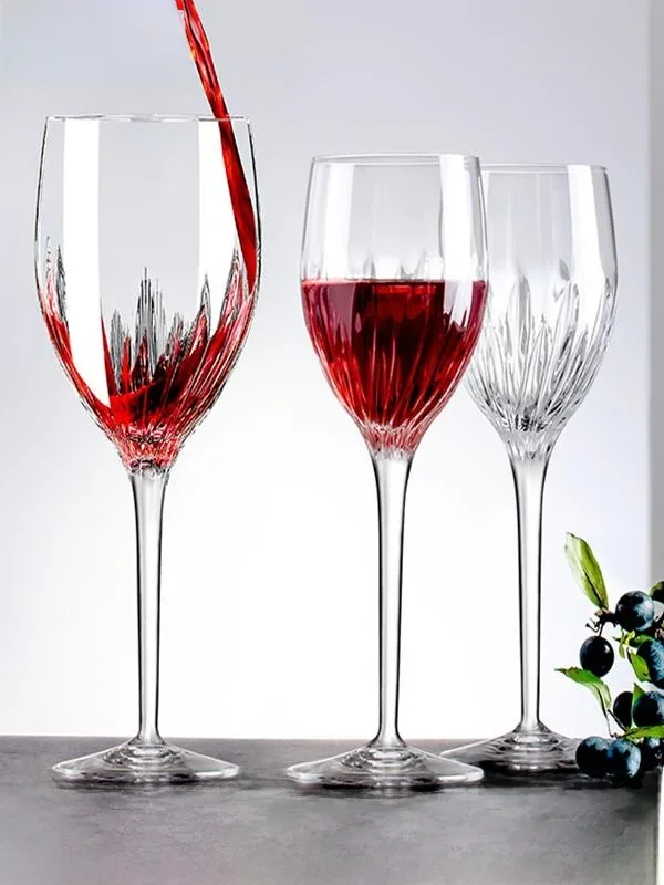 Original Crystal White Grape Glass Wine Cup High Foot Red Wine Glass Luxury Home Use Wine Drinking Cup Luigi Bormioli Brand