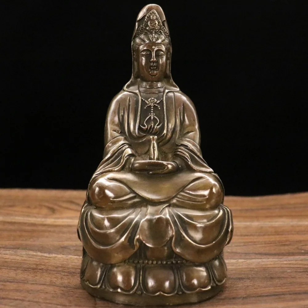 

Guanyin Bodhisattva Statue for Home Worship: Invoke Blessings and Peace From The Goddess of Mercy