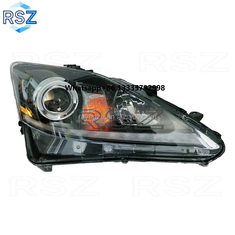 

RAYSEZE IS Headlight for Lexus 2006 2010 IS350 IS250 IS300C Headlamp Modified LED Single Len USA TYPE Side Light Streamer