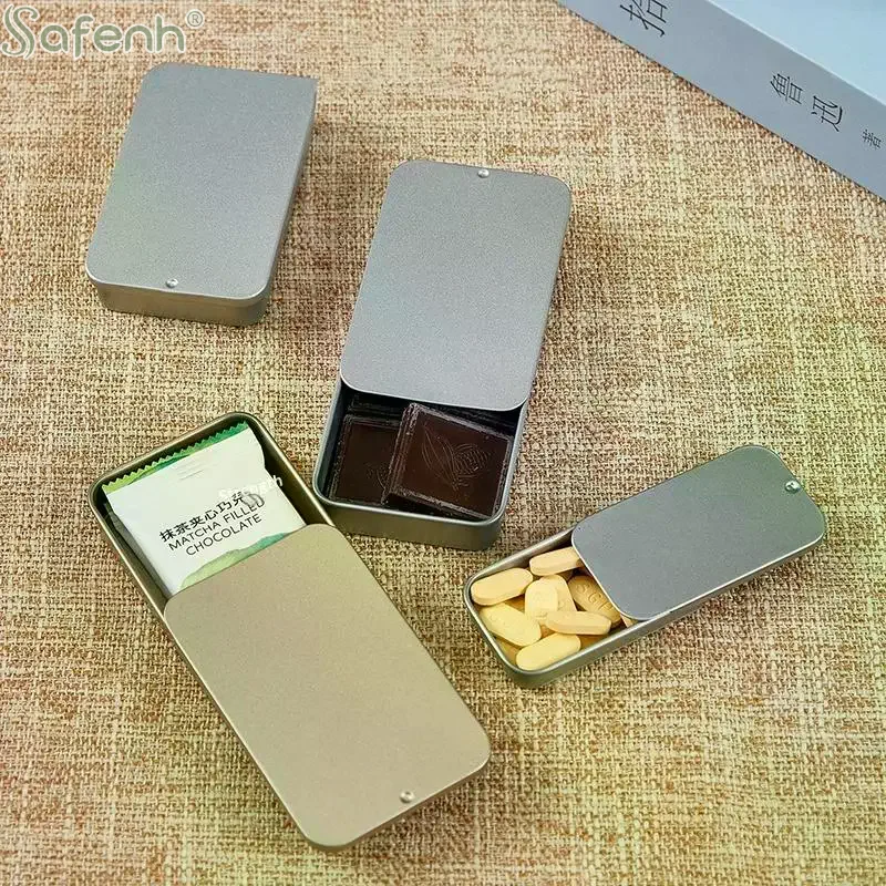 미니 양철 금속 상자 10개 슬라이드 커버 보관 태블릿 - Wedding Favor Box 리뷰 및 가격