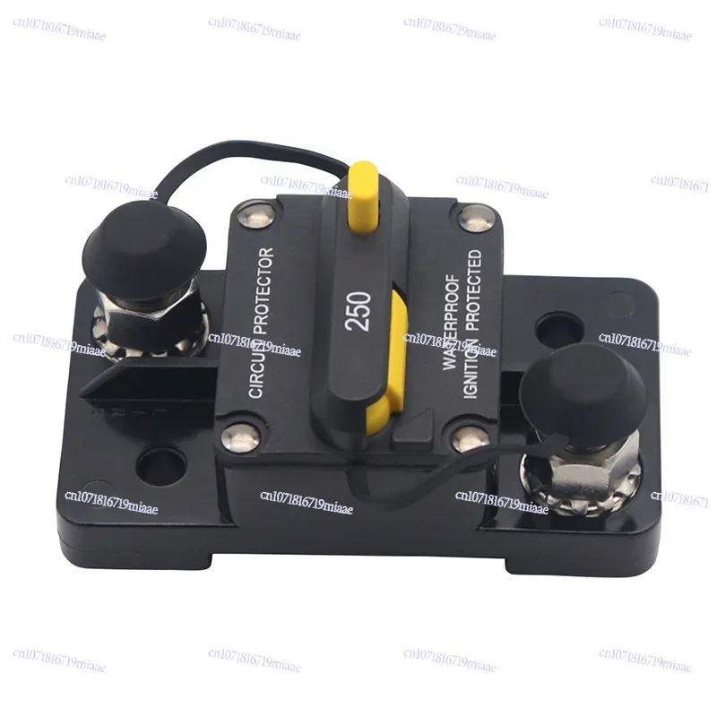 Automobile Yacht Manual Reset Overload Protector DC Circuit Breaker High Current Leakage Protection 250-300A