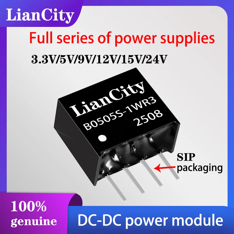 DC-DC B0305S/0303/0309/0312/0315/0324/0503/0505/0509/0512/0515/0524/9 12 15 24 to 3.3v 5v 9v 12v 15v 24v 1w Isolated Power Modul