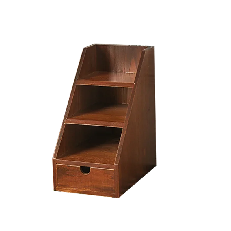 

%a Multifunctional Solid Wood Storage Box Multi Layer Household Sundries Perfume Cosmetics Locker Office Desktop Organizing Rac