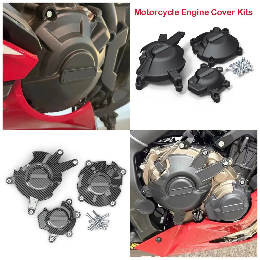 

Fits for Honda CBR650R CB650R CBR 650R CB650 R ABS 2021 2022 2023 2024 Motorcycle Secondary Engine Cover Set Protection Guards