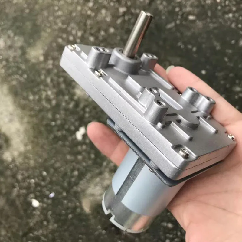 555 Metal Gear DC Geared Motor 12V/24V Reciprocating Mechanism with Eccentric Wheel for Robot Toy DIY Eight Hole Motor