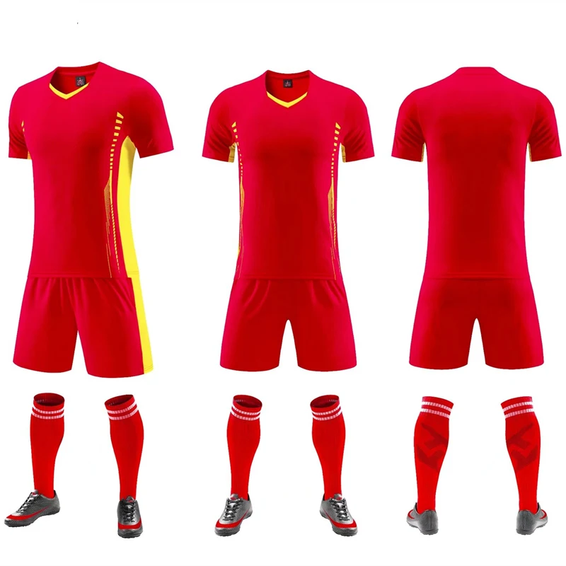 

Adult Kids Football Jerseys Boys Soccer Jersey Clothes Short Sleeve Shirt Sportswear Children Football Uniforms Tracksuit