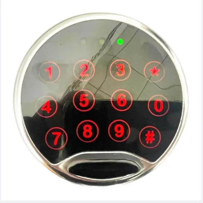 1 set Electronic Password Lock Safe with Touch-Sensitive Keypad Emergency Key Bank Gun Cabinet Electronic Lock