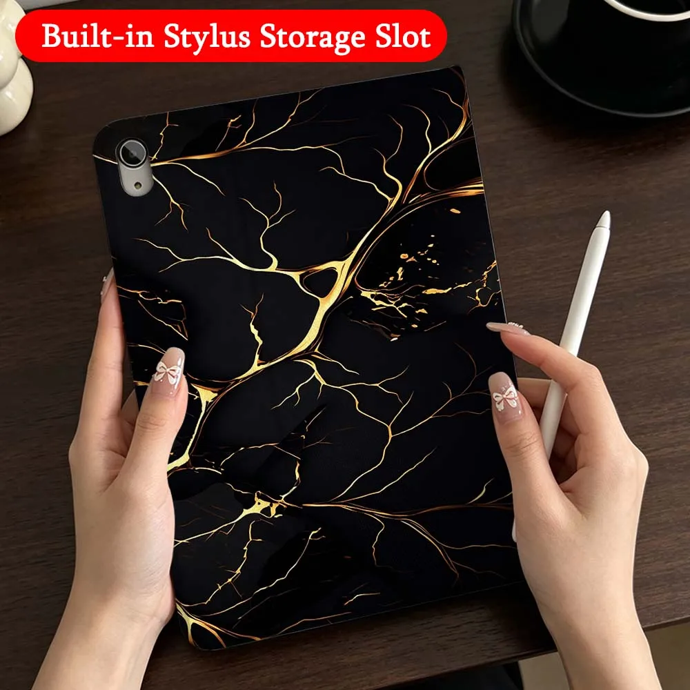 

Creative Marble Print Case For iPad Mini Pro Air 5 6 7 8 9 11 9.7 7.9 10.9 13 12.9 inch Folding Automatic Sleep/Make Tablet