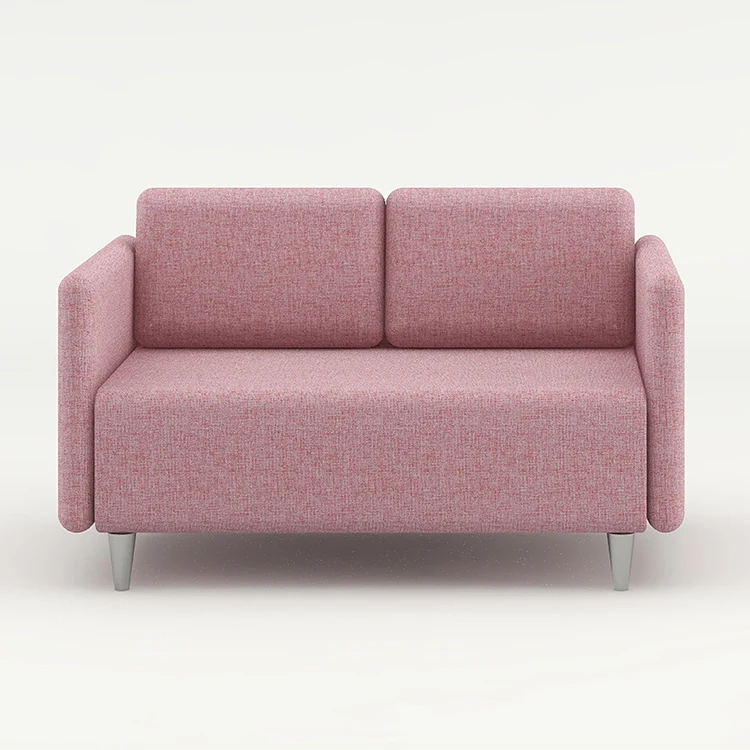 New Arrival Commerical Furniture Custom Fabric Two Seater Office Sofa
