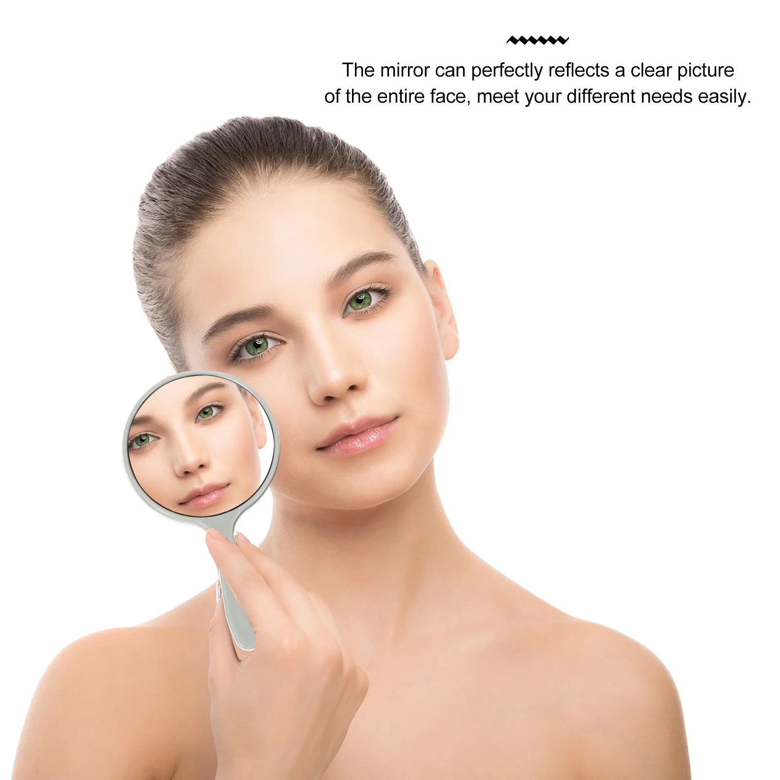 5 specchi portatili di forma rotonda dal design sottile ed elegante per set regalo di specchi per trucco essenziale da viaggio per ragazze e donne