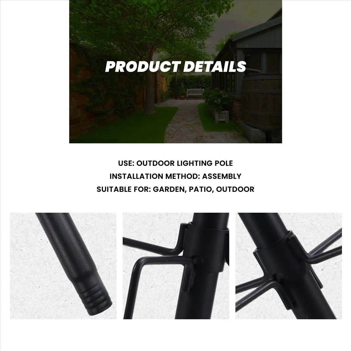 【~-nuevo-a43i】postes-de-luces-de-cadena-para-jardin-postes-de-luces-de-cadena-para-exteriores-postes-de-luces-de-cadena-de-alta-resistencia-para-jardin