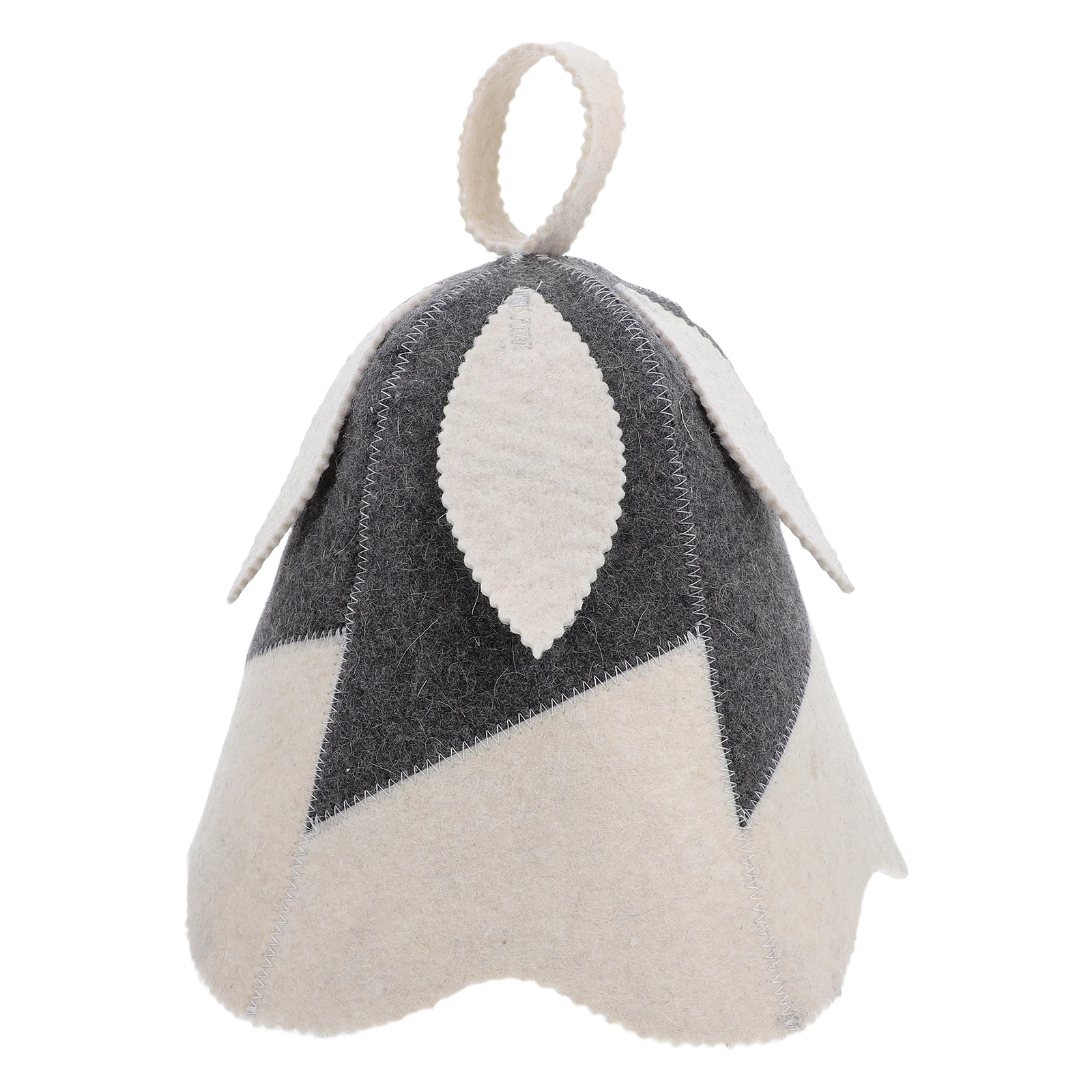 

Felt Sauna Hat Leaf Design Heat Insulated Steam Room Cap For Spa Banya Bath Accessories Unisex Portable Sauna Hat