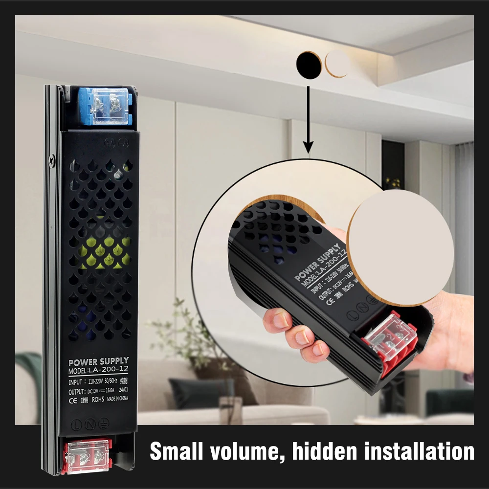 DC 12V 24V LED Power Supply 60W 100W 200W 300W 400W AC110-220V Lighting Transformers Driver For LED Strips