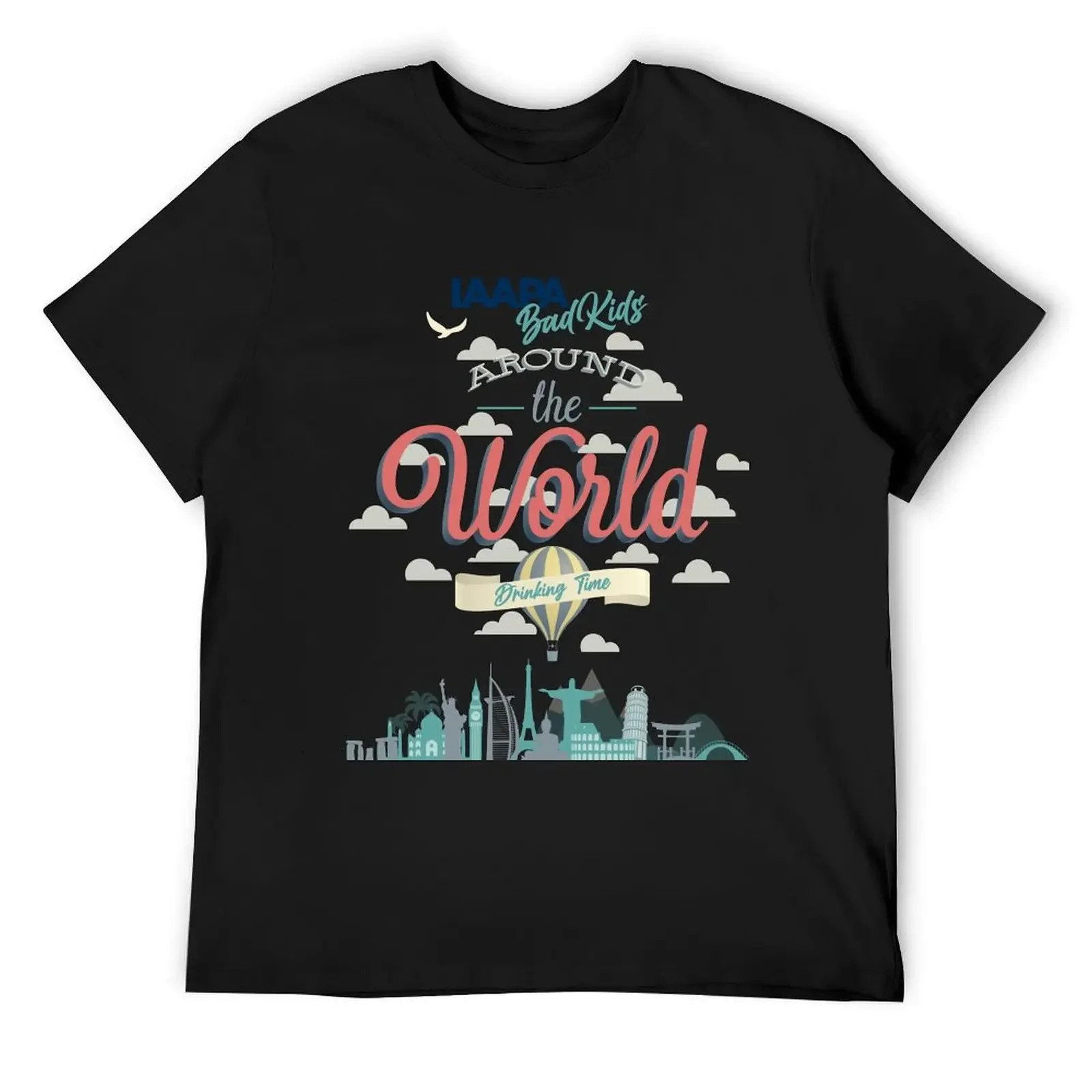 

IAAPA Bad Kids - Around the World T-Shirt blue archive Clothing graphics anime clothes for men