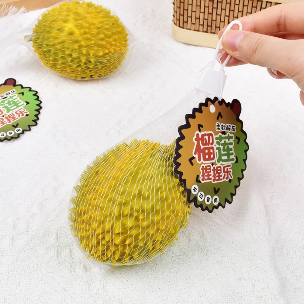 Squishy Simulated Durian Squeeze Toy for Stress Relief, Stretch Sensory Fidget Toys for Kids Adults, Anti-Anxiety Squishies Gift