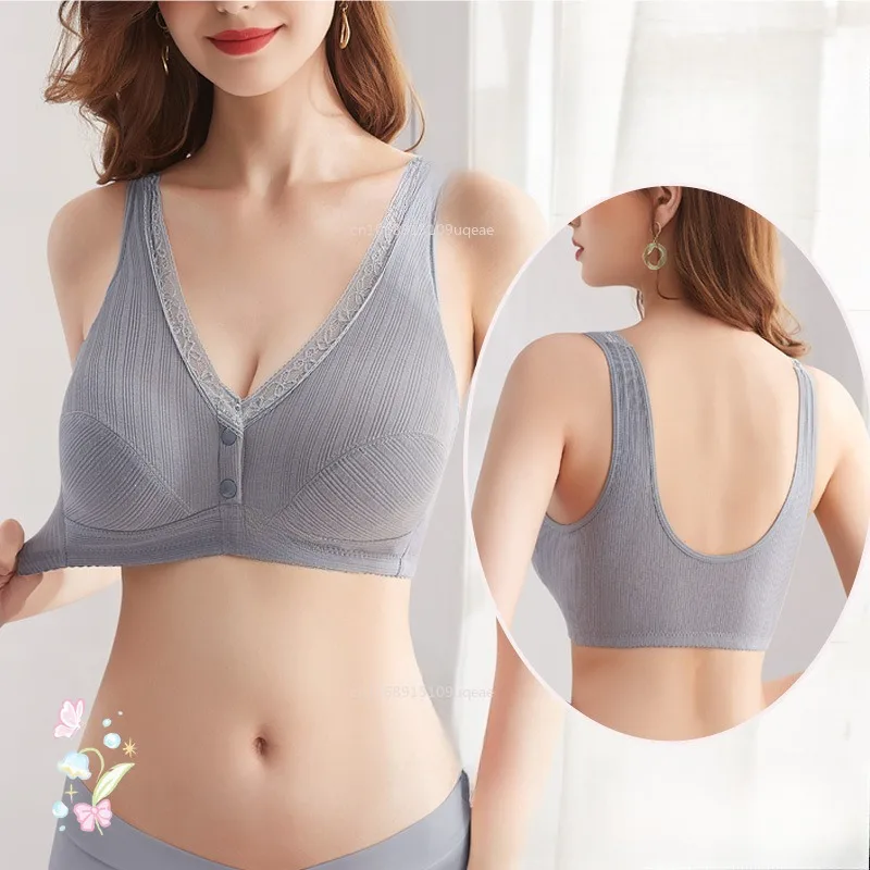 Women Large Size Push Up Bras Front Close Bralette Underwear Interior Femenina Brasieres  Bras for Women  Lenceria Femenina