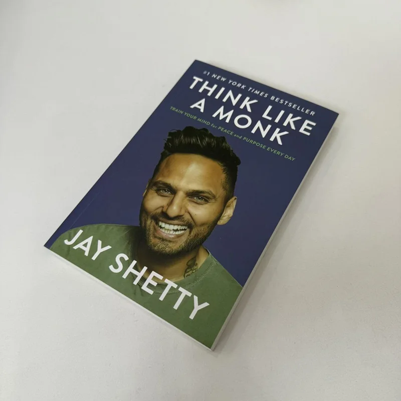 فكر مثل الراهب: تدريب دقيقةك رواية كتاب اللغة الإنجليزية غلاف ورقي