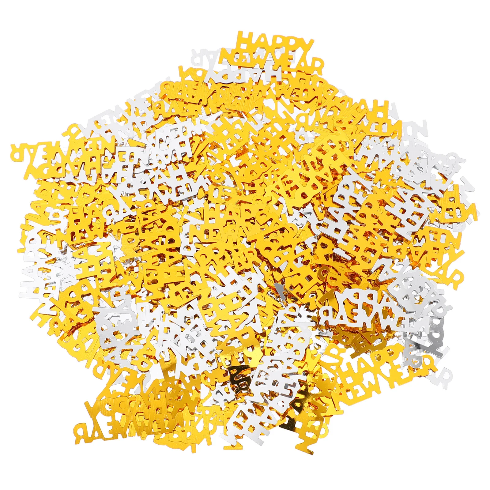 

New Year Confetti Party Supplies Plastic Decorations Festive Sequin Balls Shiny Bright Colors Celebratory Atmosphere