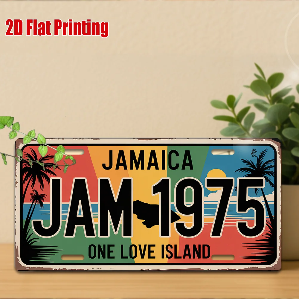 2D Flat, 2D Flat Printing, 1pc, Vintage Metal Sign, for Decorationg Only, Outdoor Wall Art (11.8