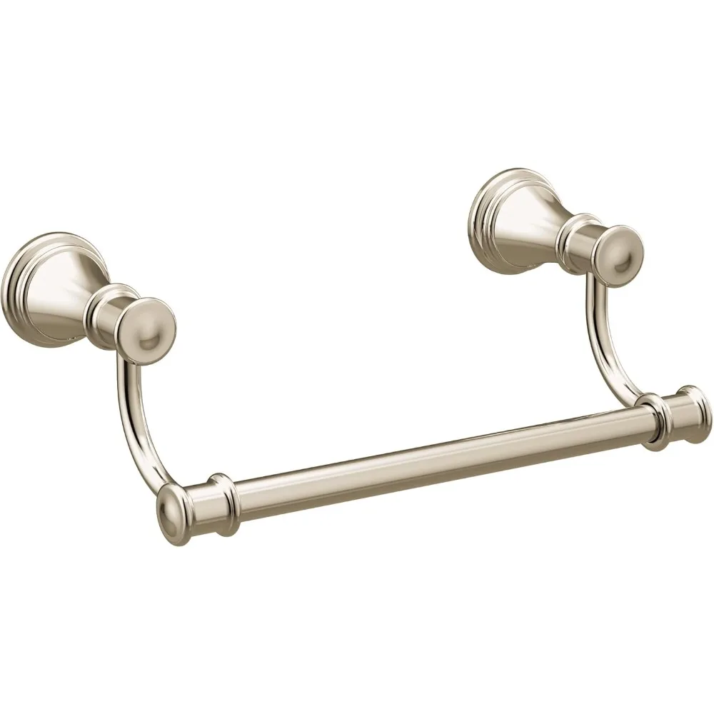 

9-дюймовая вешалка для полотенец для ванной комнаты, полированный никель, подходит для ванных комнат и кухонь, используется для подвешивания полотенец и других предметов.