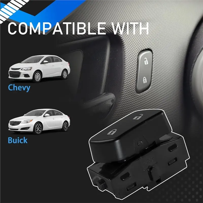 M50K-Door Lock Switch For Buick Regal Chevy Impala 2014-2017 Chevy Sonic 2017-2020 Replace 22899701 22899704