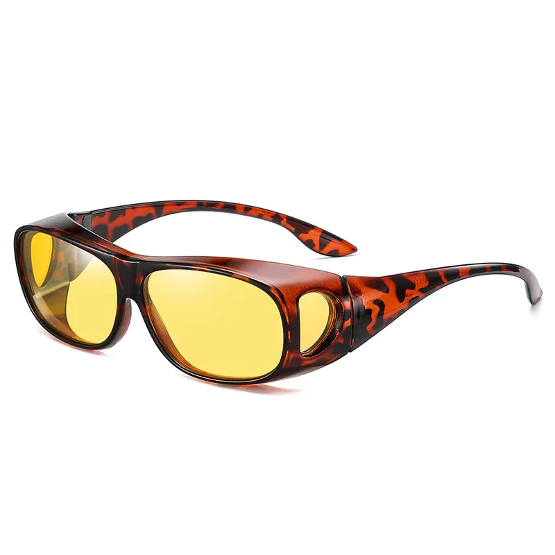 

New Car Night Vision Goggles Anti-Glare Sunglasses UV Protection Eyewear Enhanced Light Motorcycle Driving Glasses Car Accessrie