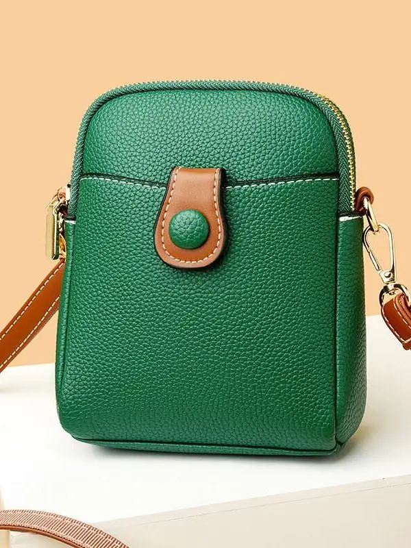 

Crossbody Leather Phone Bag for Women Summer 2025 Single oulder Sling Bag Wallet Coin Storage Fem Handbag