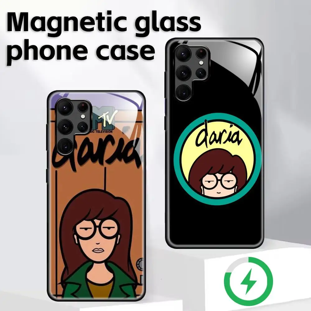 Daria classic Phone Case For Samsung S26 S25 S24 S23 S22 S21 Plus Ultra Note20 Glass Magnetic Case