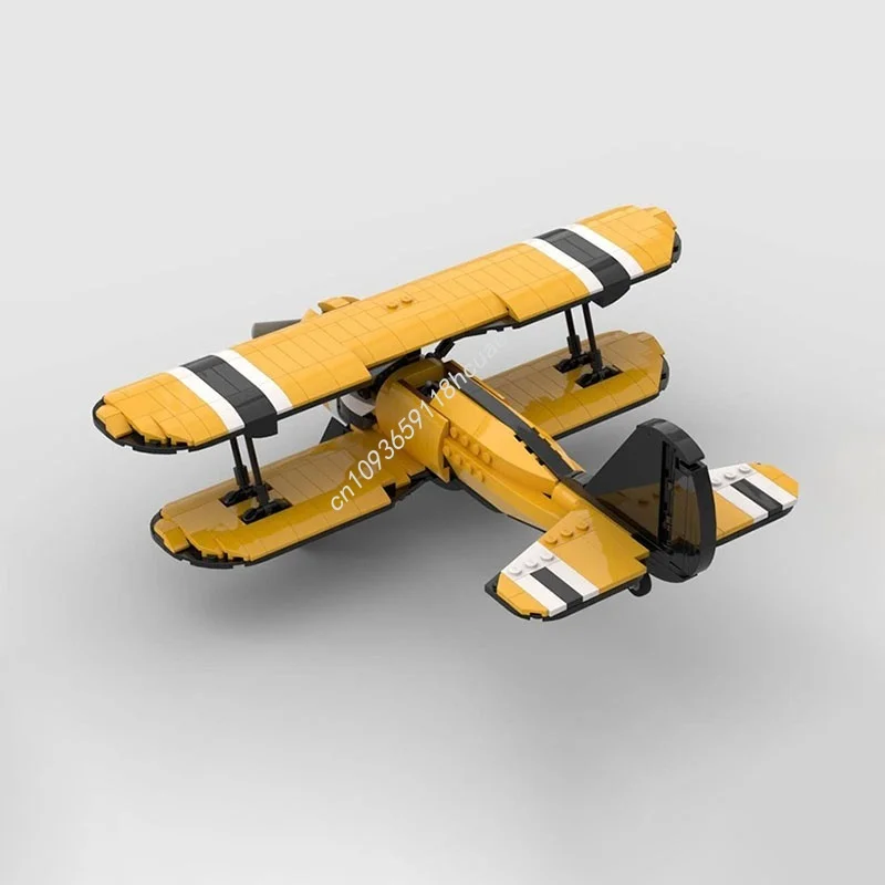 669 elementów MOC WAKO CRIMSON HAWK Model Lotniska Miejskiego Klocki Konstrukcyjne Zabawka Architektura Składanie Prezent Świąteczny DIY Klocki Urodzinowe