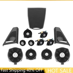 Auto Audio Lautsprecher Kit Für Bmw F10 F11 5 Serie Hochtöner Mitten Lautsprecher Subwoofer Bass Musik Stereo Vollständige Palette HiFi lautsprecher