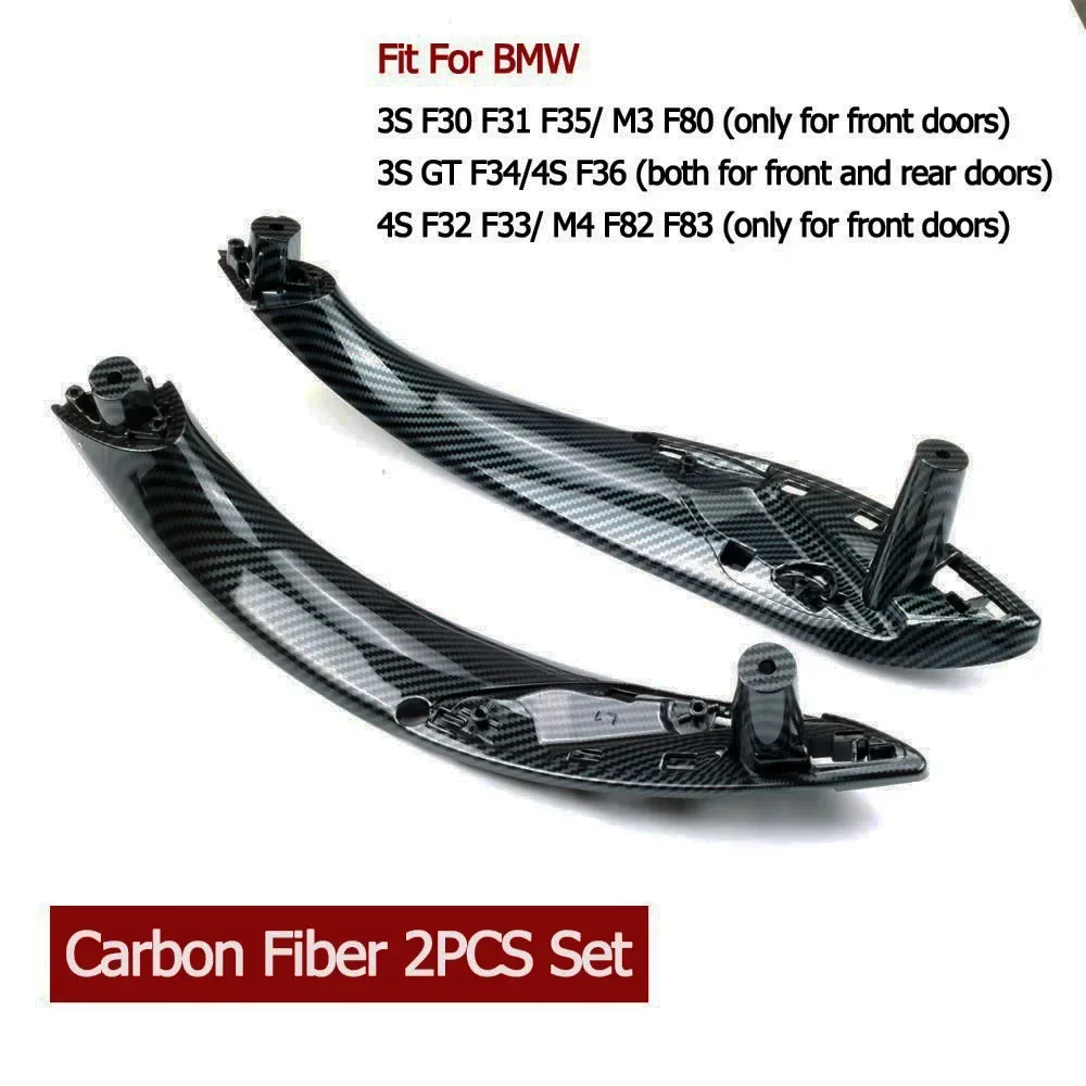 Für BMW 3er F30 F80 F31 F32 F33 F34 F35 F36 2013-18 Innentür Zuggriff Innenverkleidung mit Abdeckungsverkleidung Autozubehör