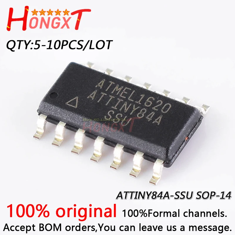 

5-10PCS 100% New ATTINY84A-SSU ATTINY84A SSU SOP-14.Chipset