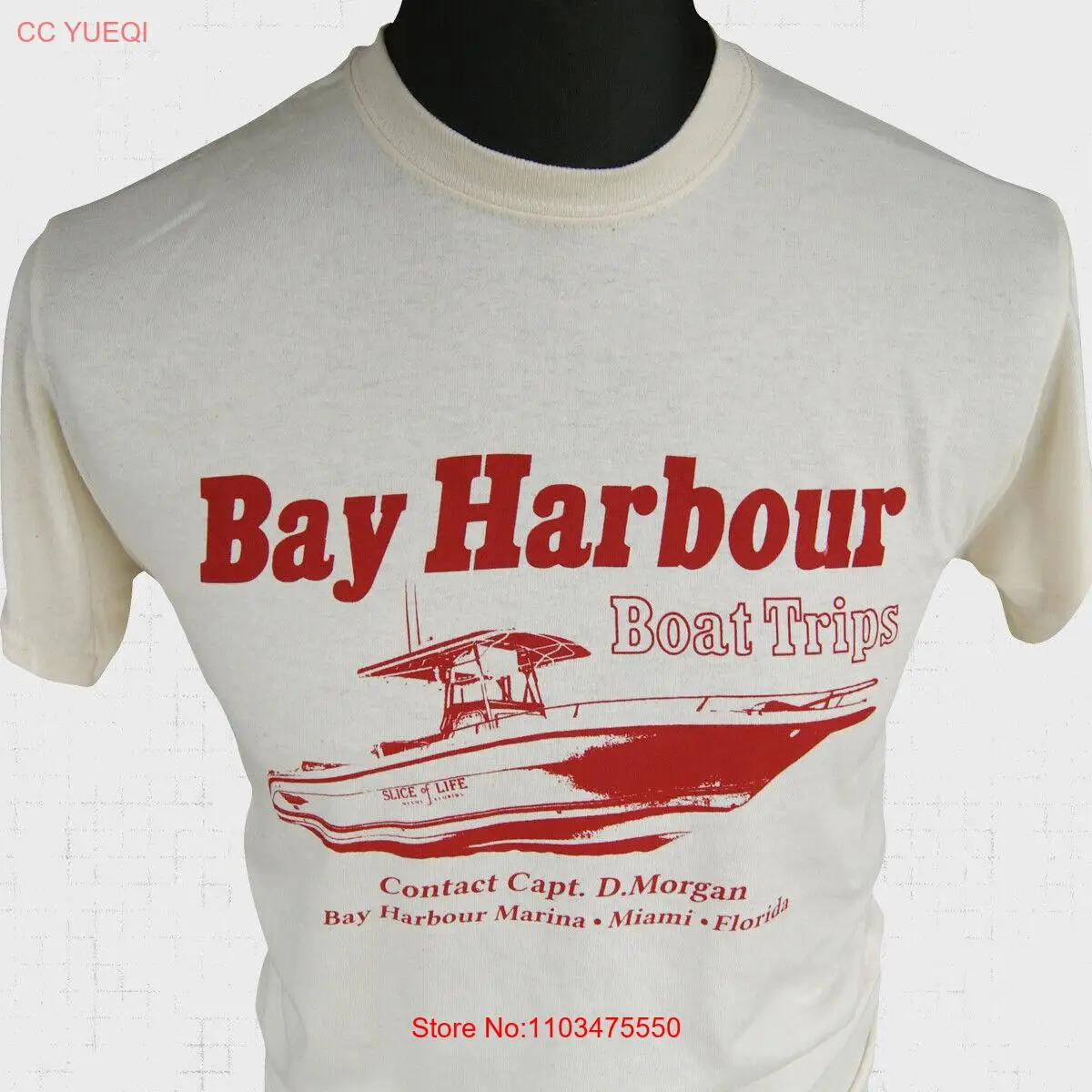 Bay Harbour Boat Trips T Shirt Dexter Morgan Slice of Life TV Series Cool Natura