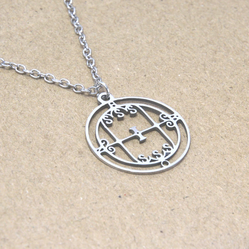 Amon Symbol necklace Ars Goetia king sigil Lesser Key of Solomon Seal kabbalah Goetia seal ritual necklace