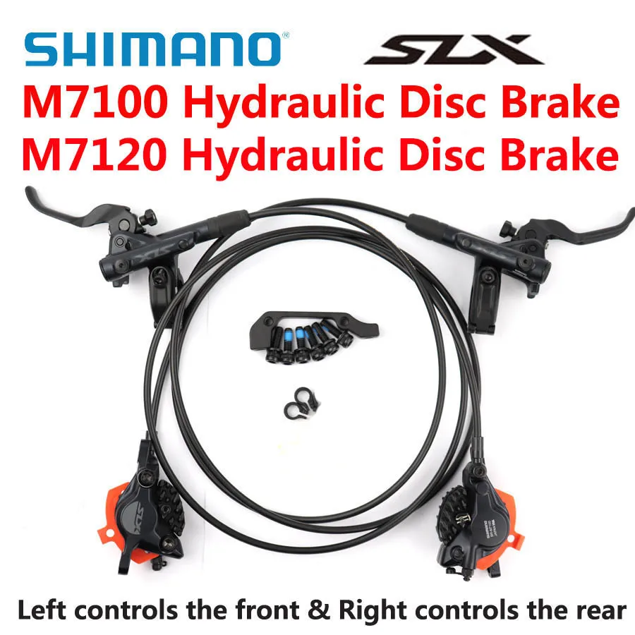 Shimano DEORE SLX M7100 M7120 Brake Mountain Bike Hydraulic Disc Brake MTB BR BL M7100 M7120  Left & Right MTB Parts