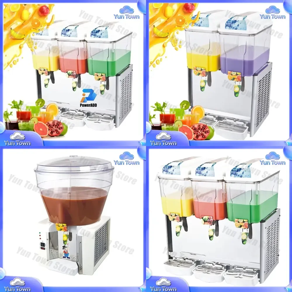 3 Tanks Refrigeration Commercial Cold Drink Beverage Dispenser for Restaurant Bar Cafe Office Kitchen Use Food Grade