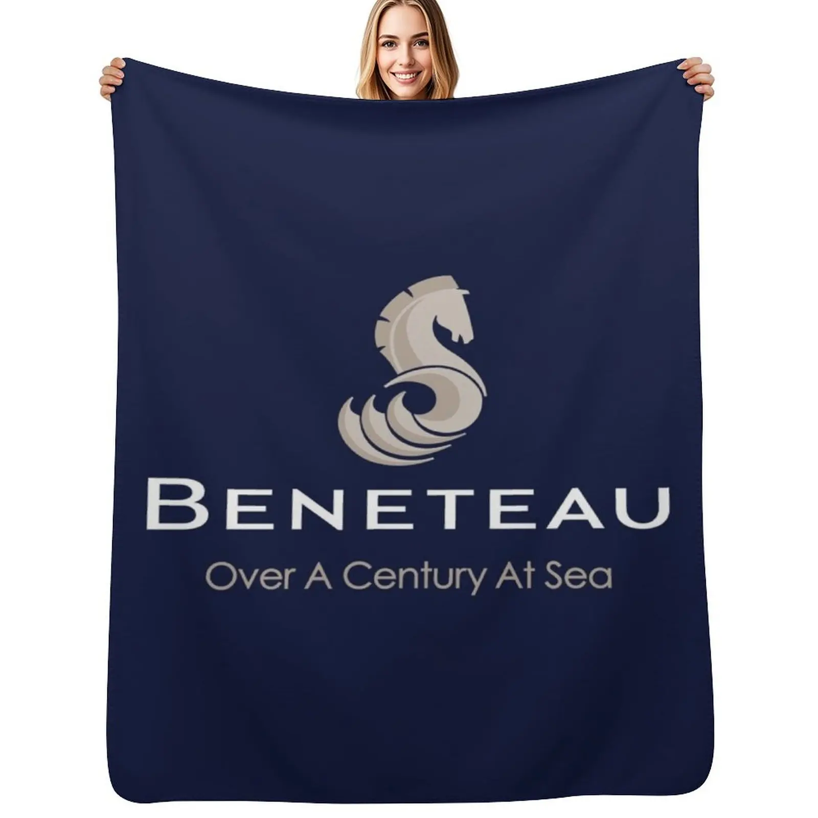 Beneteau Sailboat Sailing yacht Throw Blanket Moving manga Nap bed plaid Decorative Throw Comforter Blankets