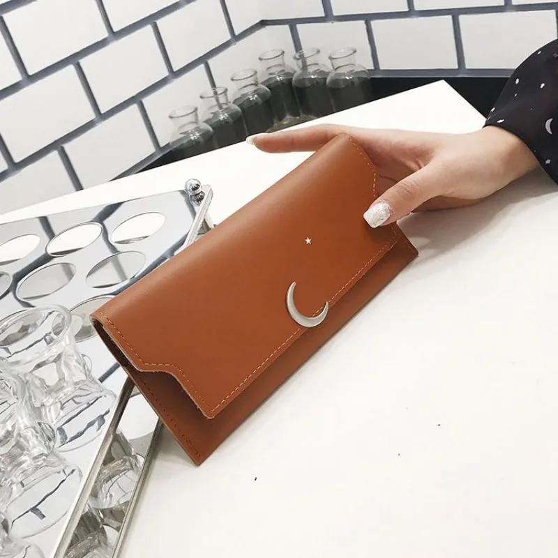 Cartera versátil para mujer, con amplio espacio diseño delgado, adecuada para todas las ocasiones