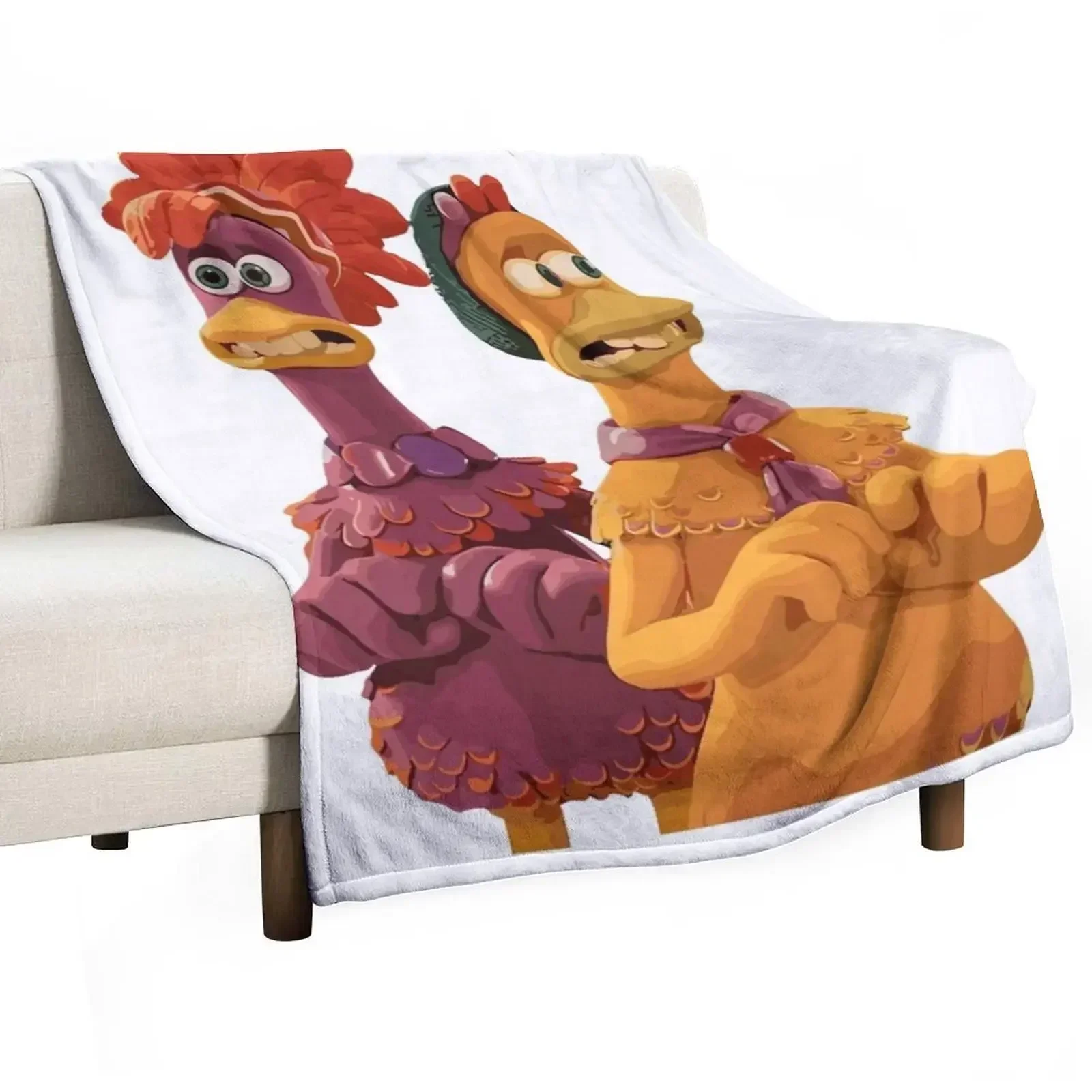 

Chicken Run 2 Throw Blanket Hairys Flannels Soft Beds Blankets