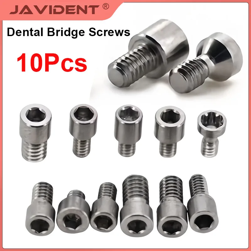 10Pcs Bridge Screws Abutment Regular Implant Composite Different Diameters Screw Neodent Dental Titanium Healing Accessories