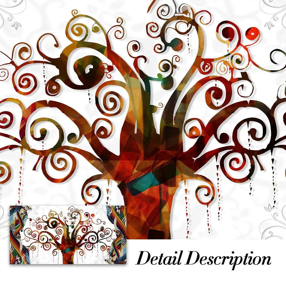 Modern Tree of Life Gustav Klimt Landscape Wall Art Poster Prints Canvas Scandinavian Painting Picture For Living Decor